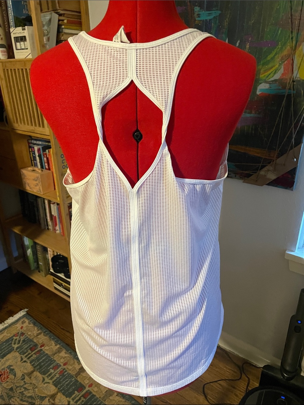 Under Armour Women's White twisted racer back - Picture 3 of 4